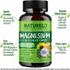 NATURELO Magnesium Glycinate - 200 mg Magnesium to Support Sleep, Calm, Muscle Cramp & Stress Relief – 120 Capsules