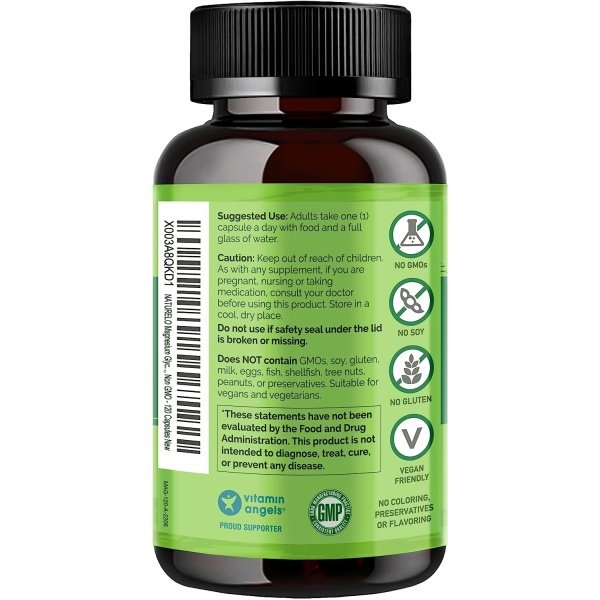 NATURELO Magnesium Glycinate - 200 mg Magnesium to Support Sleep, Calm, Muscle Cramp & Stress Relief – 120 Capsules